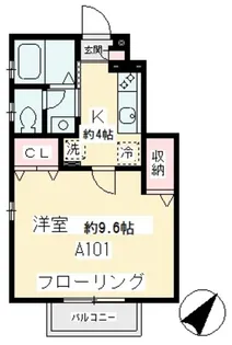 東京都世田谷区上祖師谷2丁目【アパート】の間取り