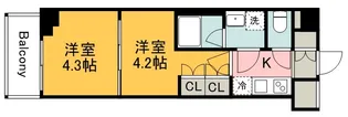ラフィスタ調布多摩川【3階】の間取り