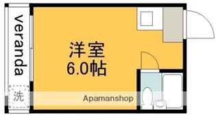 調布西コーポ【202号室】の間取り