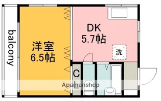 メゾン・エスポアール【202号室】の間取り