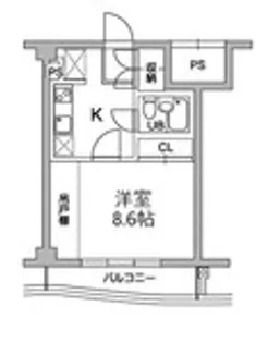 東京都稲城市東長沼【マンション】の間取り