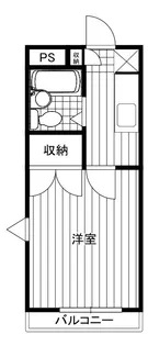 東京都八王子市堀之内2丁目【アパート】の間取り
