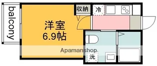 PRIMOさくら通り【1階】の間取り