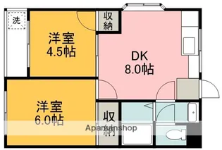 東京都調布市入間町3丁目【マンション】の間取り