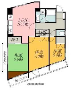 プリモ【4階】の間取り