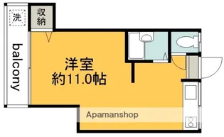 つくし荘【2階】の間取り