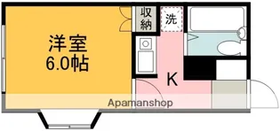 東京都調布市小島町3丁目【アパート】の間取り