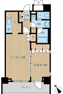 ドゥーエつつじヶ丘【2階】の間取り
