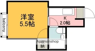 オークハイツ【2階】の間取り