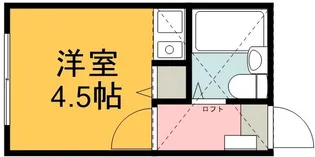 グランドール調布【2階】の間取り