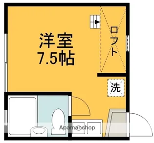 東京都杉並区下高井戸4丁目【アパート】の間取り
