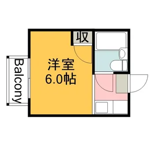 調布ハイムピア【1階】の間取り