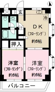 アクティブ平尾【3階】の間取り