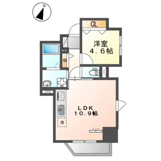 桜FLAG【4階】の間取り