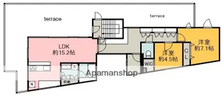 COEUR BLANC八幡山【4階】の間取り