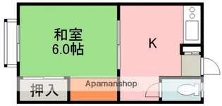 第2小菊荘【2F号室】の間取り