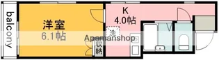 東京都東中市朝日町2丁目【マンション】の間取り
