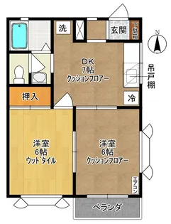 ピアビレッジ【1階】の間取り