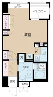 アクシア新宿御苑【3階】の間取り