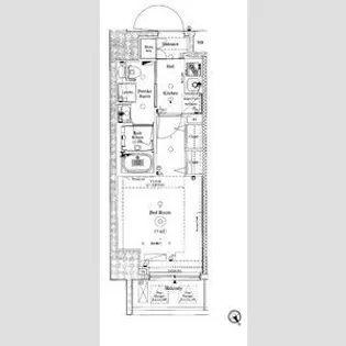 アクサス池袋レジデンス【8階】の間取り
