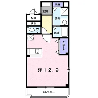 アーバンライゼ【2階】の間取り