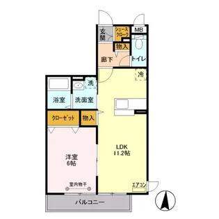 ウィステリア【3階】の間取り