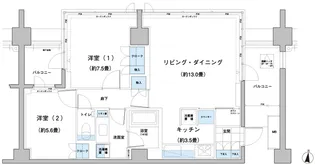ガーデニエール砧レジデンス【8階】の間取り