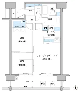 ガーデニエール砧レジデンス【7階】の間取り