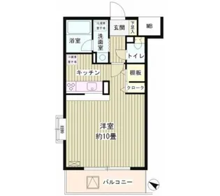 クリア・パル上用賀【2階】の間取り