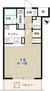 クリア・パル上用賀【2階】の間取り