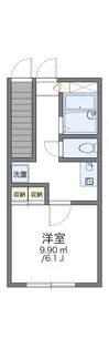 レオパレスパルポート【1階】の間取り