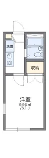 レオパレスイキ明大前【2階】の間取り