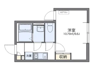 レオネクストライネ【1階】の間取り