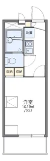 レオパレスヴィレッジ【2階】の間取り