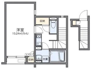 レオネクストFERIO瀬田【2階】の間取り