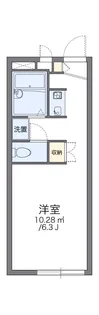 レオパレス赤坂【2階】の間取り