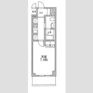 プラウドフラット仙川Ⅱ【3階】の間取り