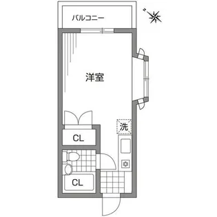 クレセントハイム【1階】の間取り