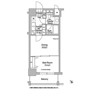 コンフォリア駒澤【8階】の間取り