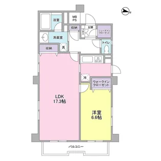 KDXレジデンス成城【2階】の間取り