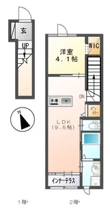 スフィーダ【2階】の間取り