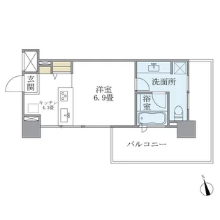 COURS【4階】の間取り