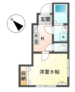 ワイズ ヴィレッタ【1階】の間取り