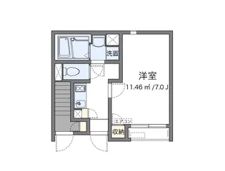 クレイノMAY【1階】の間取り