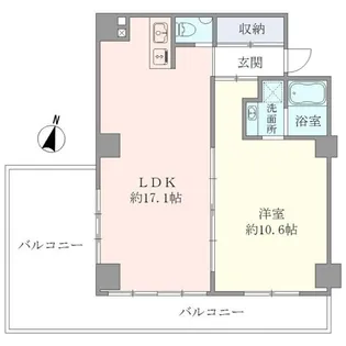 SSーD【10階】の間取り
