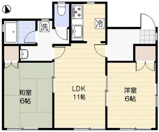 カーサ グリーンリーフ【1階】の間取り