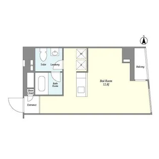 エスタート等々力【4階】の間取り