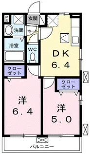 パークヒル岡本【2階】の間取り