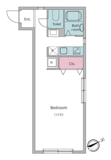 レジディア駒沢大学【3階】の間取り