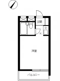 スカイコート尾山台【306号室号室】の間取り